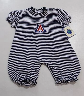 Creative Knitwear Toddlers Striped Embroidered A Coverall JB1 Black Size 12M NWT - Image 1 of 4