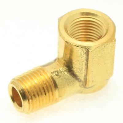 Forged Street Elbow 1/4 Npt Male Female Pipe L Fitting Fuel Air Water Oil - Image 1 of 4