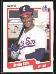 1990 Fleer Sammy Sosa RC #548 TS1 - Picture 1 of 2