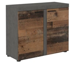 Kommode RUMBA OLDMAT21 2F Matera Old laminierte Platte Wohnzimmer Breite 97,2cm - Bild 1 von 4