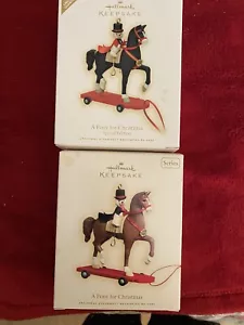 Hallmark Keepsake 11th A Pony for Christmas 2008 and 2009 Repaint - Picture 1 of 2