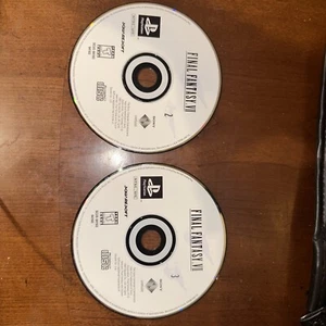Vintage PS1 Final fantasy 7 VII Disc 2 & 3 Missing Disc 1 OG Not Greatest Hits - Picture 1 of 2