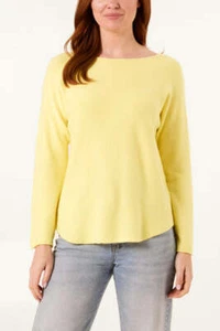 Damen Rundhals Feinstrick Pullover Oberteil Weich Bequem Winter Strick Italienisch Freizeit - Bild 1 von 15