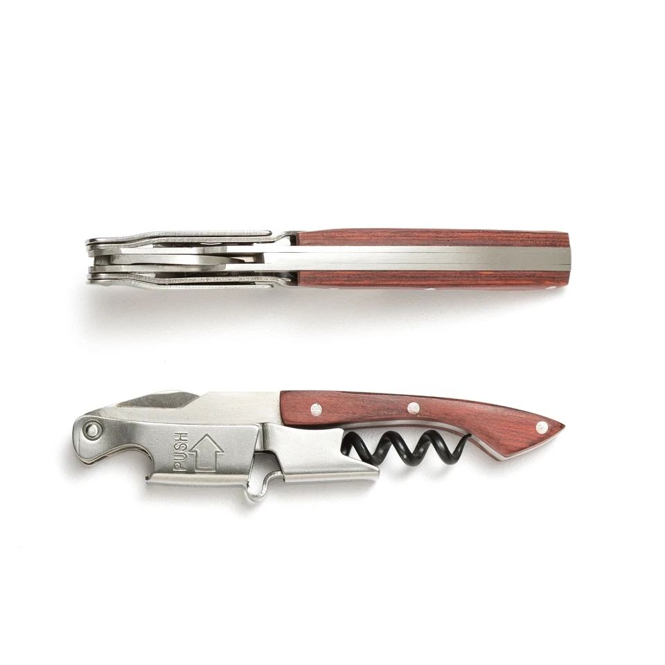 Sacacorchos Pocket Prestige Coutale Sommelier Camareros Doble Palanca Abridor de llaves de vino Foto 1 de 4