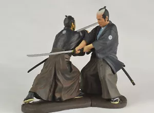 Akira Kurosawa Yojimbo Sanjuro Dueling Figure Set Japan Import Color US SELLER - Picture 1 of 5