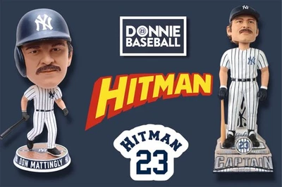 Don Mattingly Hitman Poster Art Print Metal Sign 12x8in Vintage Yankees Old q - Image 1 of 4