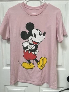 Disney Rosa Mickey Mouse T-Shirt Medium - Bild 1 von 3