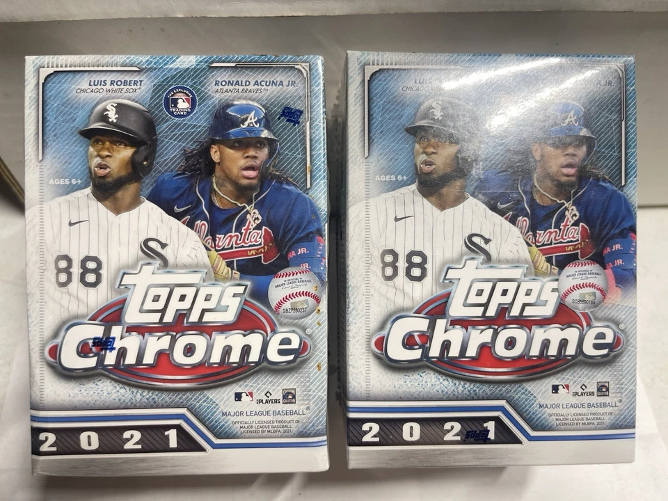 2021 Topps Chrome (2) MLB Baseball Blaster Boxes  New - Image 1 of 1