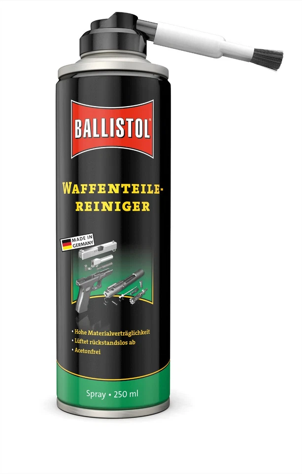 Ballistol 23752 Waffenteile-Reiniger Spray Aufsteckpinsel Acetonfrei - 250ml