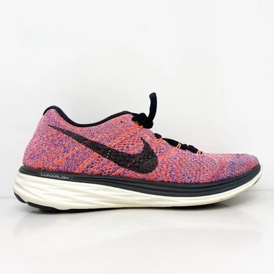Nike Mujer Flyknit Lunar 3 698182-801 Rosa Zapatos para Correr Tenis Talla 8 Foto 1 de 4