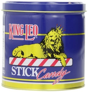 King Leo Soft Peppermint Stick Candy in a 15.5oz Gift Tin - Picture 1 of 3