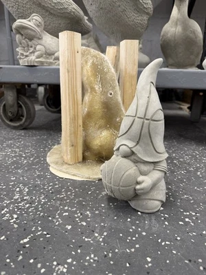 Brand New Basketball Gnome Latex Fiberglass Mold Mould For concrete casting - Image 1 of 3