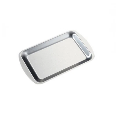 Stainless Steel Food Storage Tray for BBQ Pastries Fruits with Smooth Edges - Image 1 of 4