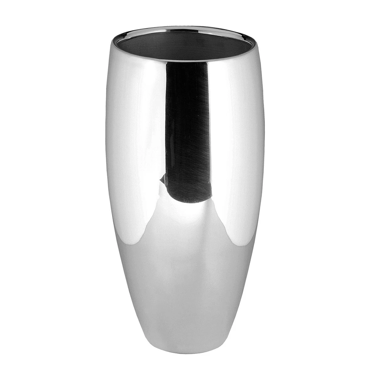 Dalia Blumenvase Aus Kristallglas | 23 Cm Hoch, Rund | Handgefertigt In Der EU, Mit Dahlien-Gravur