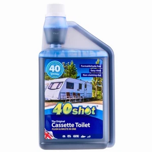 40 Schuss Kassettentoilette blau - Konzentratkassette & Wohnwagentoilette Chemie - Bild 1 von 5