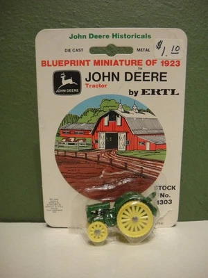ERTL - 1/64 - Tractor John Deere Historicals Blueprint Miniatura 1923 - #1303 Foto 1 de 4