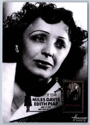 #4692 Edith Piaf FDC Maxi Card - Image 1 of 2