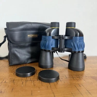 Konus 2120 7-21x5” Blue & Black NewZoom Optical & Sport Binoculars With Case - Image 1 of 4