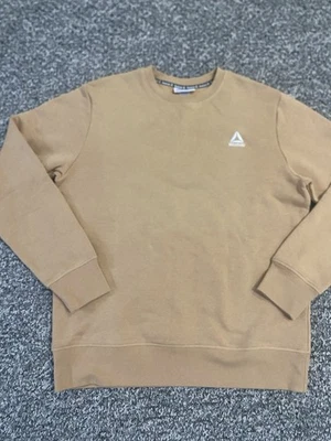 Reebok Mens Knit/Fleece Gameday Crew Neck- Tan- Medium-Brand New w Tags - Image 1 of 4