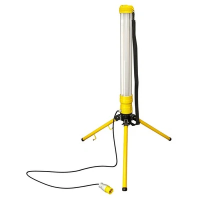 Luceco Work Light Tripod Integrated LED 360° Open Area 110V Foldable Portable