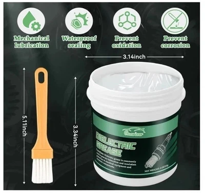 5oz Dielectric Grease for Electrical Connectors Silicone Paste for Auto & Marine - Image 1 of 4
