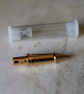 Repuesto S.T.DUPONT - Sección Rodillo Olympio Metal Pl. Linaje acabado dorado Foto 1 de 4