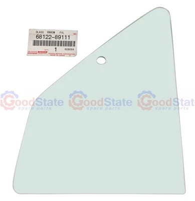 Genuine Hilux LN85 LN80 LN106 Single Cab Left LH 1/4 Quarter Vent Window Glass - Image 1 of 2