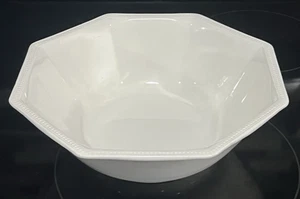 Vintage Johnson Brothers Heritage weiß Eisenstein achteckig Servierschale 8,75" England - Bild 1 von 9