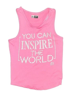 Camiseta sin mangas RBX rosa para niñas 7 Foto 1 de 2