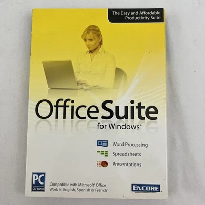 Encore Office Suite For Windows PC CD-ROM SEALED UNOPENED - Image 1 of 4