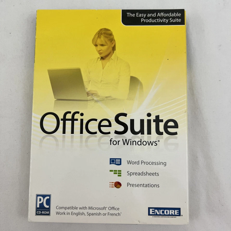 Encore Office Suite For Windows PC CD-ROM SEALED UNOPENED - Image 1 of 4