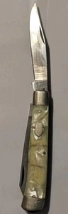 Vintage 2 Blade Hand Forged 1997 PitBull Pocket Knife - Picture 1 of 8