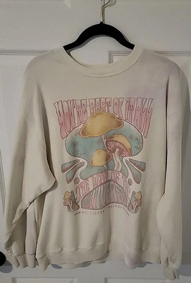 Hollister Sudadera Mujer Talla S Gran Tamaño Gráfico Sudadera Foto 1 de 4