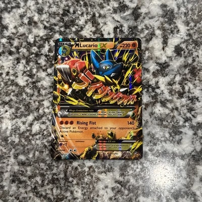 MLucario EX 55/111 XY-Furious Fists 2014 Pokemon Moderately Played Condition - Image 1 of 4