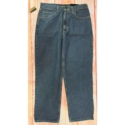 Мужские современные джинсы Axist свободного покроя 33x30 премиум винтажные слегка сужающиеся штанины - Изображение 1 из 4