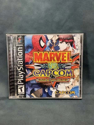 Marvel vs. Capcom: Clash of Super Heroes (Sony PlayStation 1) Damaged Manual - Image 1 of 4