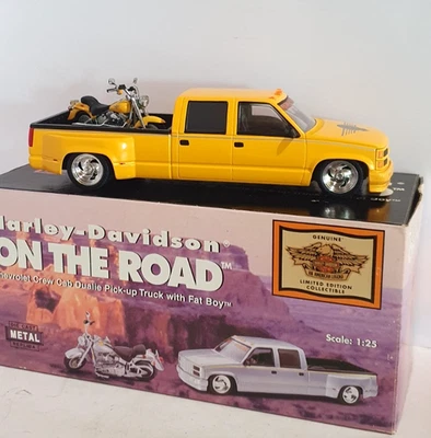 Chevrolet Crew Cab P/U with Fat Boy by Harley-Davidson   1:25 Scale  97890-98V - Image 1 of 4
