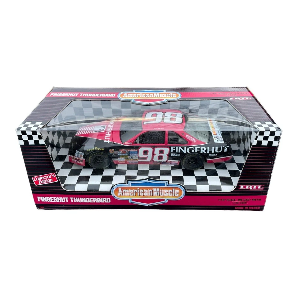 Гоночный автомобиль Jeremy Mayfield Fingerhut Thunderbird Ertl American Muscle 1:18 NASCAR - Изображение 1 из 4