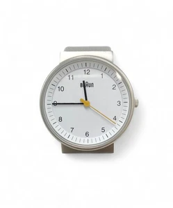 BRAUN Watch White BN0031WHSLMHL Authentic Women 6464 - Picture 1 of 8