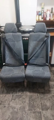 Van seats rear with seltbelts & headrests.  vgc clean condition  - Image 1 of 4
