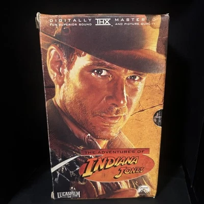The Adventures of Indiana Jones VHS 1981-1989 Lucasfilm Boxset OKC PAL - Image 1 of 4