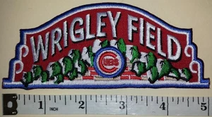 CHICAGO CUBS MLB BASEBALL WRIGLEY FIELD RED CREST EMBROIDERED PATCH - Picture 1 of 1