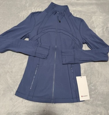 Jaqueta Lululemon Define Nulu, Cor: Azul Brilhante, Tamanho: 6. LW3ID8S - Imagem 1 de 4