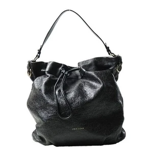Cole Haan Stagedoor Studio Hobo Bolso de Mano Cuero con Cordón Grande Negro - Imagen 1 de 21