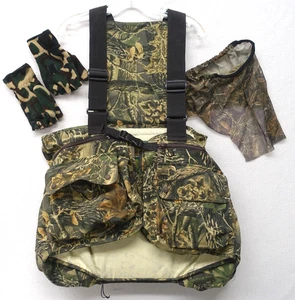 CABELA'S~NEU!!~SECLUSION 3D CAMO WESTE MIT RÜCKENKISSEN & TRAGEWESTE HERREN L - Bild 1 von 10