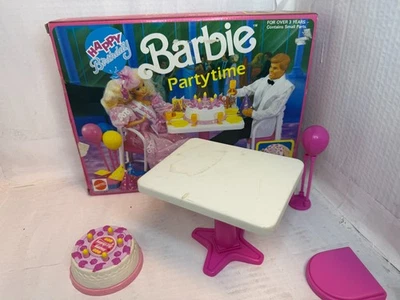 Barbie Party Time Happy Birthday 1990 Mattel Arco Juguetes No Completo Foto 1 de 4