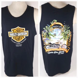 Harley Davidson Costa Rica Take It Easy Collectors Edition Tank Top Size XL - Picture 1 of 7