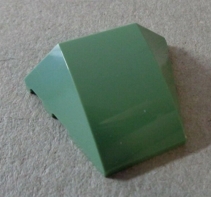 LEGO 6284414 - 64225 Brick 4x3 W Bow/Angle Sand Green x1 Pieces & Parts** - Image 1 of 1