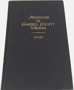 Ehen von Campbell County Virginia Lucy Harrison Miller Baber 1782-1810 HC - Bild 1 von 1