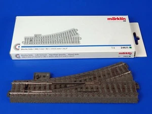 Marklin H0 - 24611 - linke gerade Weichen - C Spur // BOX - LN - Bild 1 von 2
